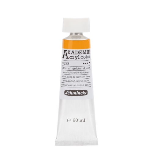 Akademie Acryl Serie 23 Kadiumgelbton dunkel 60 ml (g.P. 1L= 68,33€)