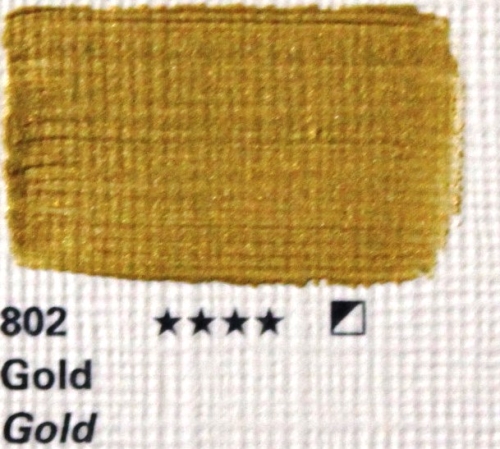 Schmincke Akademie Öl Color 802 gold 60 ml (g.P. 1L=91,67€)