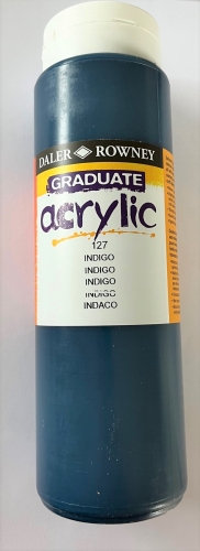 Daler & Rowney Graduate Acrylfarbe indigo, 500ml (g.P. 1L=19,80€)