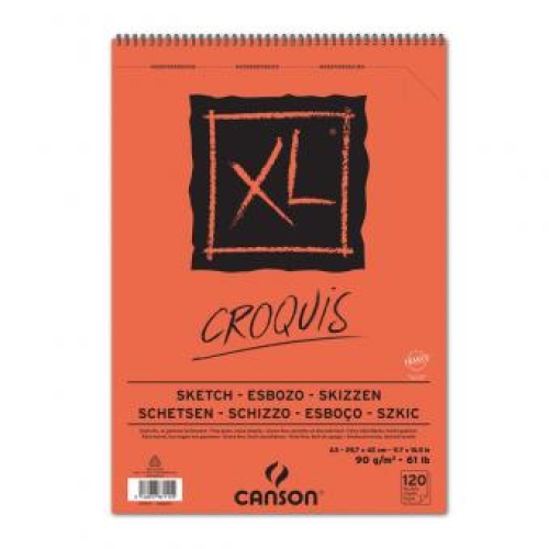 Canson Croquis- Skizzenblock XL A3 90g/m² (120 Blatt)