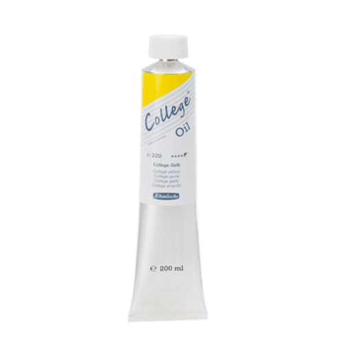 Schmincke College Oil Color College Yellow 200ml tube (g.P. 1L= 41€)