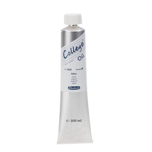 Schmincke College Oil Color Silver 200ml tube (g.P.1L=41€)