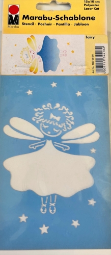 Marabu Laser Cut Airbrush Stencil "fairy