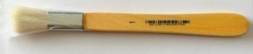 Universal flat brush with pig bristles size 1