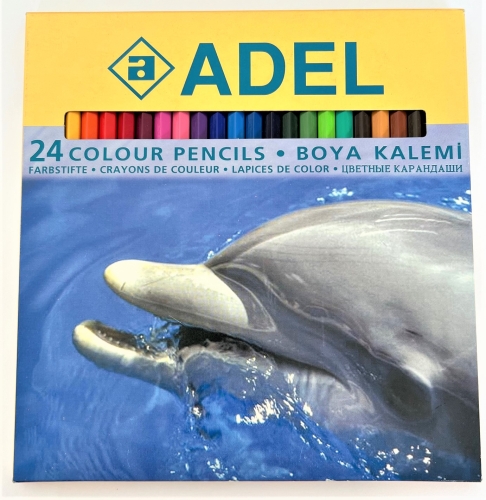 Preview: Adel Buntstifte Sets, 12- teilig oder 24- teilig