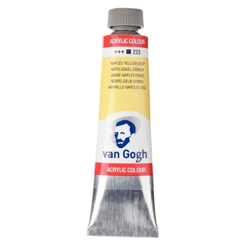 Talens Van Gogh Acrylfarbe Tube 40 ml Neapelgelb dunkel 223 (g.P. 1L= 97,50€)