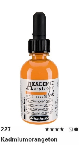 Akademie Ink 50 ml ,227 kadmiumorangeton (g.P. 1L=97,80€)