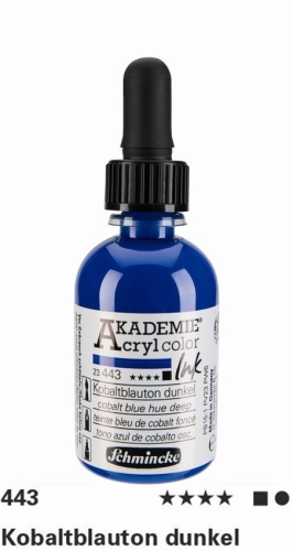 Akademie Ink 50 ml ,443 Kobaltblauton dunkel (g.P. 1L=97,80€)