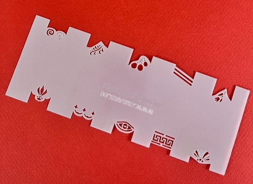 Preview: CRESET11 Findernägel und Modellbau Airbrush- Schablonen Set 5-teilig