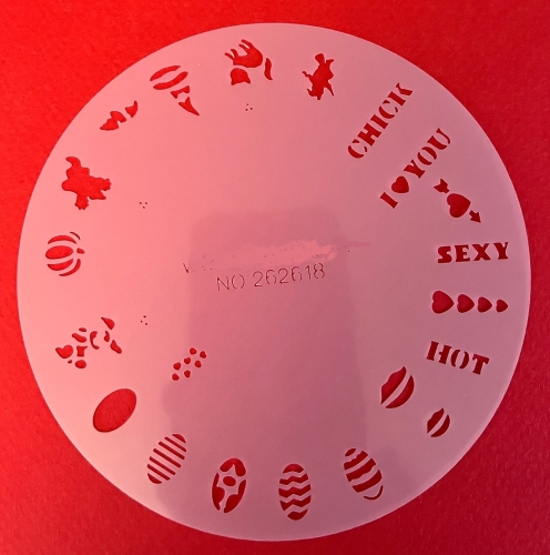 Preview: CRESET6 Findernägel und Modellbau Airbrush- Schablonen Set 5-teilig