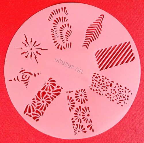 Preview: CRESET20 finder nails and modeling airbrush stencils set 5 pieces