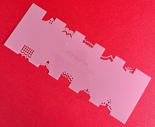 Preview: CRESET7 Findernägel und Modellbau Airbrush- Schablonen Set 5-teilig