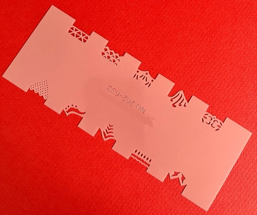 Preview: CRESET7 Findernägel und Modellbau Airbrush- Schablonen Set 5-teilig