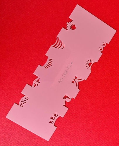 Preview: CRESET12 Findernägel und Modellbau Airbrush- Schablonen Set 5-teilig