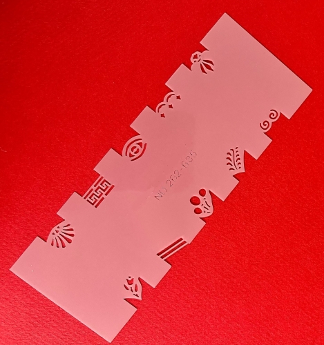 Preview: CRESET12 Findernägel und Modellbau Airbrush- Schablonen Set 5-teilig