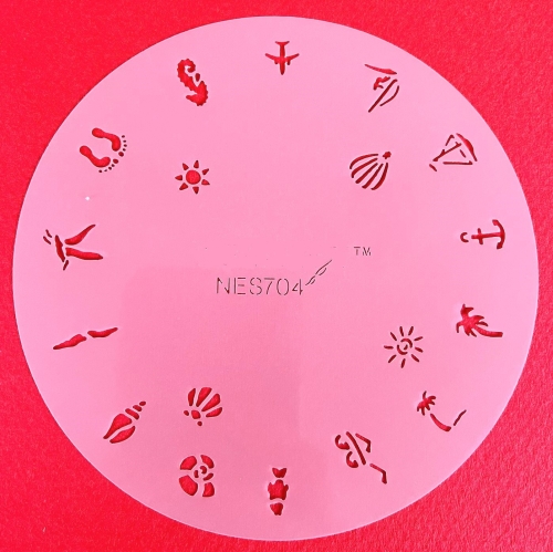 Preview: CRESET23 finder nails and modeling airbrush stencils set 5-piece. 