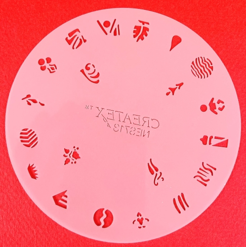 Preview: CRESET21 finder nails and modeling airbrush stencils set 5 pieces 