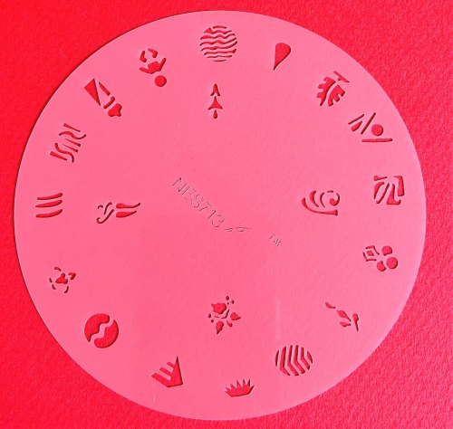Preview: CRESET24 finder nails and modeling airbrush stencils set 5 pieces. 