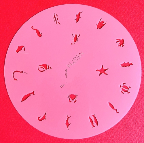 Preview: CRESET24 finder nails and modeling airbrush stencils set 5 pieces. 