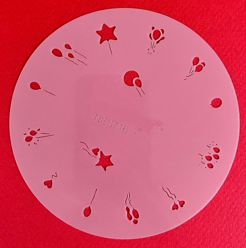 Preview: CRESET8 Findernägel und Modellbau Airbrush- Schablonen Set 5-teilig