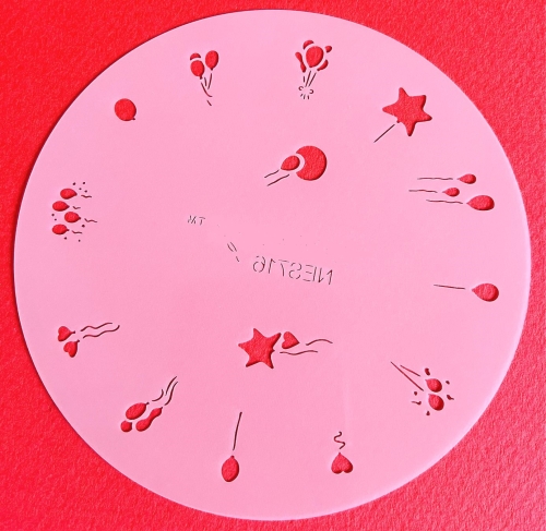 Preview: CRESET24 finder nails and modeling airbrush stencils set 5 pieces. 