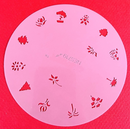 Preview: CRESET23 finder nails and modeling airbrush stencils set 5-piece. 