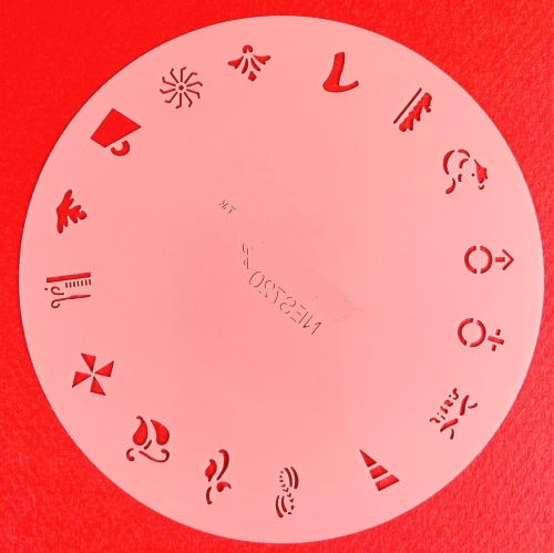 Preview: CRESET22 finder nails and model airbrush stencils set 5 pieces 