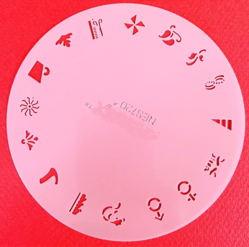 Preview: CRESET23 finder nails and modeling airbrush stencils set 5-piece. 