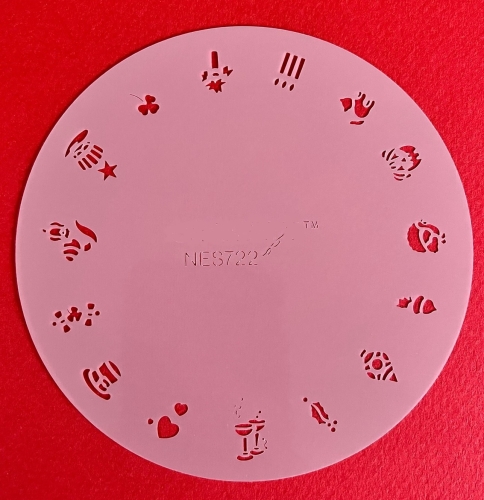 Preview: CRESET10 Findernägel und Modellbau Airbrush- Schablonen Set 5-teilig