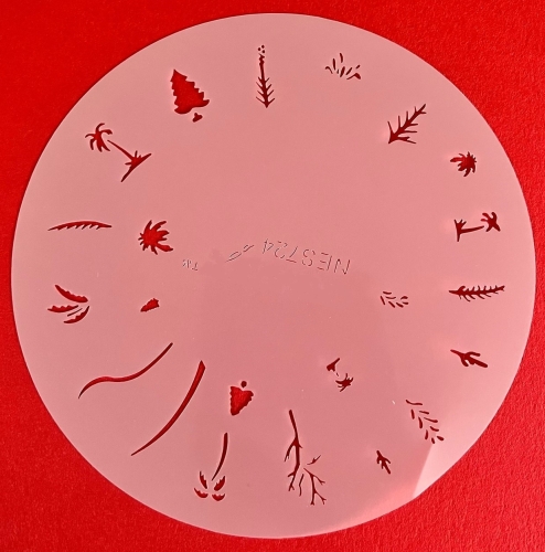 Preview: CRESET27 Findernägel und Modellbau Airbrush- Schablonen Set 5-teilig