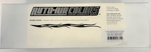 Auto Air Colors Airbrush- Schablone Intense Design Flamme