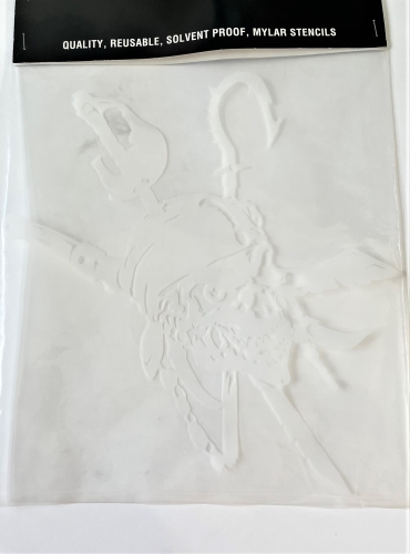 Auto Air "Eddie Davis" Airbrush Stencil "Locker