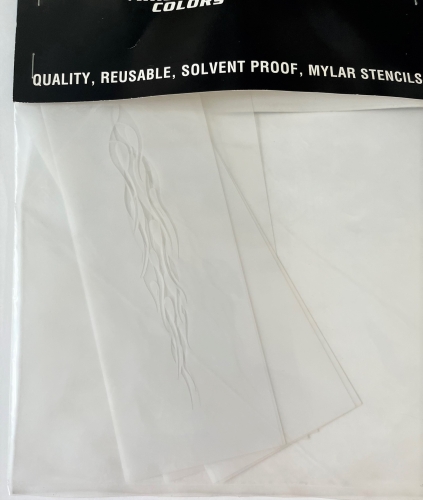 AutoAir Airbrush Stencil Set "V-Flames