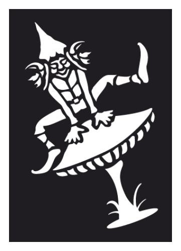 Tattoo/ Airbrush Stencil "Elf