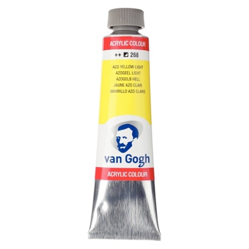 Talens Van Gogh Acrylfarbe Tube 40 ml Azogelb hell 268 (g.P. 1L= 97,50€)