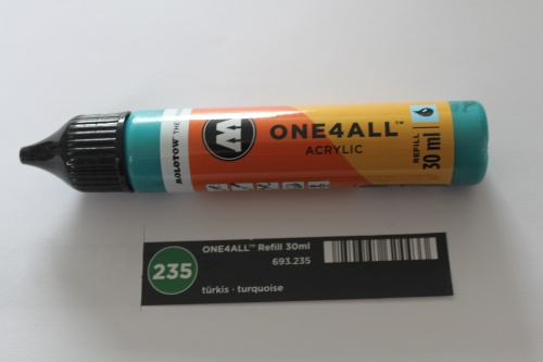 Molotow one4all refill Marker 235 türkis 30ml (GP 1L= 216,67€)