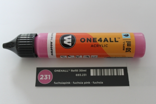 Molotow one4all refill marker 231 fuchsiapink 30ml (GP 1L= 216,67€)