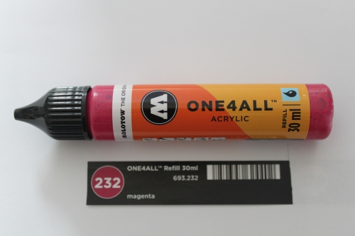 Molotow one4all refill Marker 232 magenta 30ml (GP 1L= 216,67€)