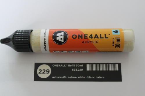 Molotow one4all refill Marker 229 naturweiß 30ml (GP 1L= 216,67€)