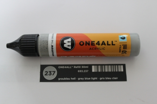 Molotow one4all refill marker 237 grey blue light 30ml (GP 1L= 216,67€)