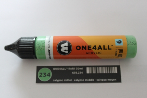 Molotow one4all refill Marker 234 calypso mittel  30ml (GP 1L= 216,67€)