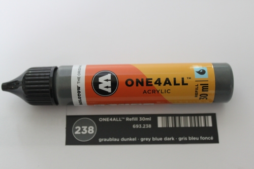 Molotow one4all refill Marker 238 graublau dunkel 30ml (GP 1L= 216,67€)