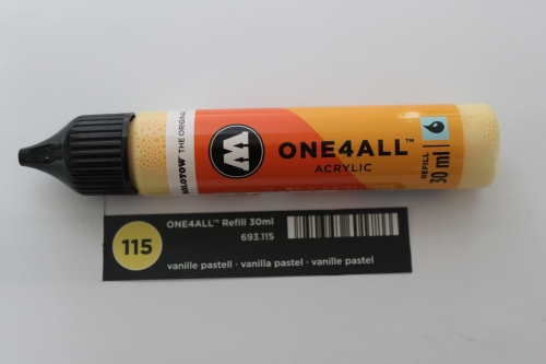 Molotow one4all refill 115 vanille pastell 30ml (GP 1L= 216,67€)