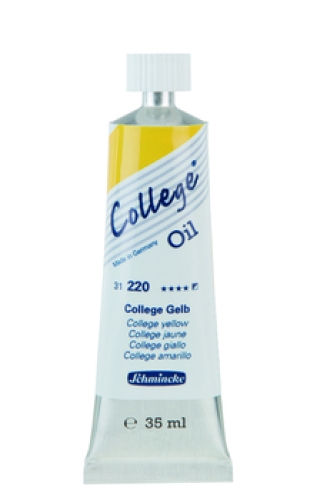 Schmincke College Oil Color College Yellow 35ml tube (g.P. 1L= 117,14€)