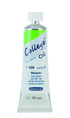 Schmincke College Oil Color May Green 35ml tube (g.P. 1L= 41€)