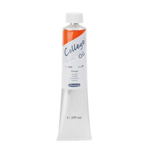 Schmincke College Oil Color Indian Orange 200ml tube  (g.P. 1L= 41€)