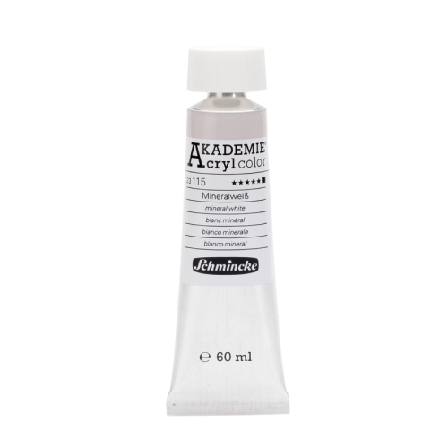 Akademie Acryl Serie 23 mineralweiß 60 ml (g.P. 1L= 68,33€)