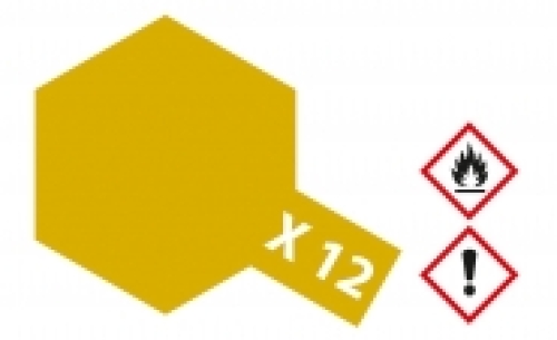 Tamiya X-12 gold leaf acrylic paint, 23 ml (GP 1L= 278,26€)