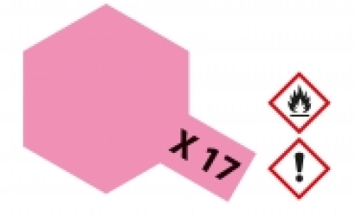 Tamiya X-17 pink acrylic paint, 23 ml (GP 1L= 216,96€)