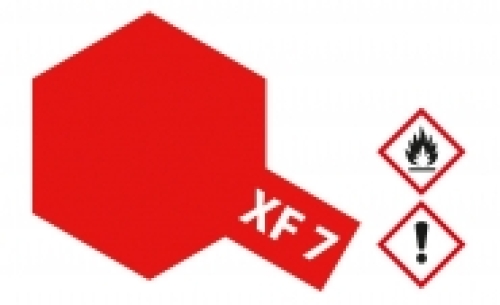 Tamiya XF-7 flat red acrylic paint 23 ml (GP 1L= 216,96€)